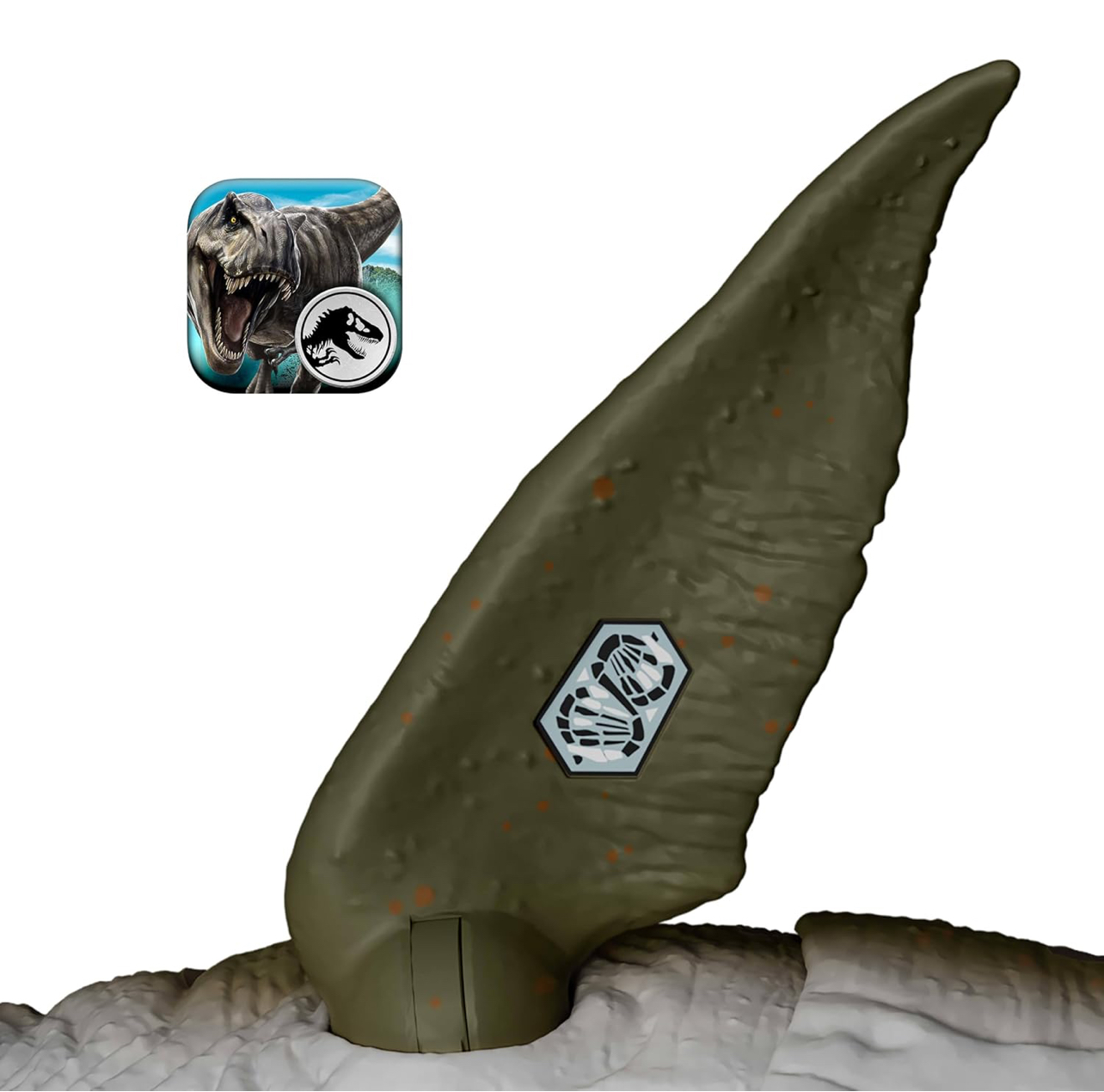 Jurassic World Rebirth Mosasaurus 65cm con dilophosaurus mini - Imagen 5