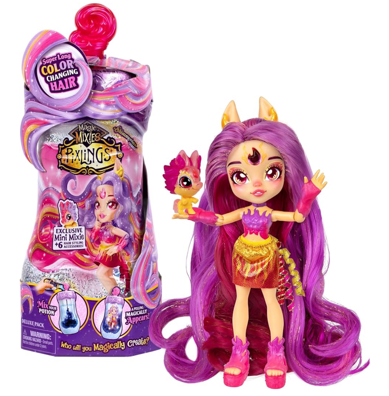 Magic Mixies Pixlings Pippa caballo de fuego 16cm