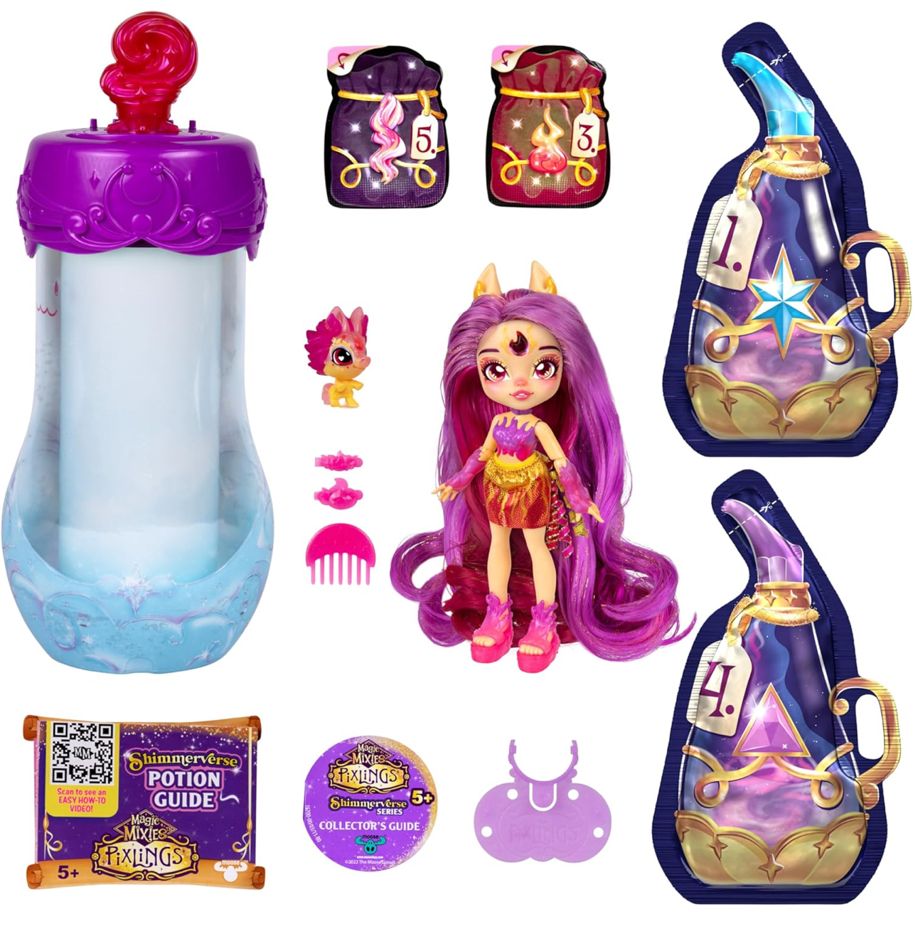 Magic Mixies Pixlings Pippa caballo de fuego 16cm - Imagen 3