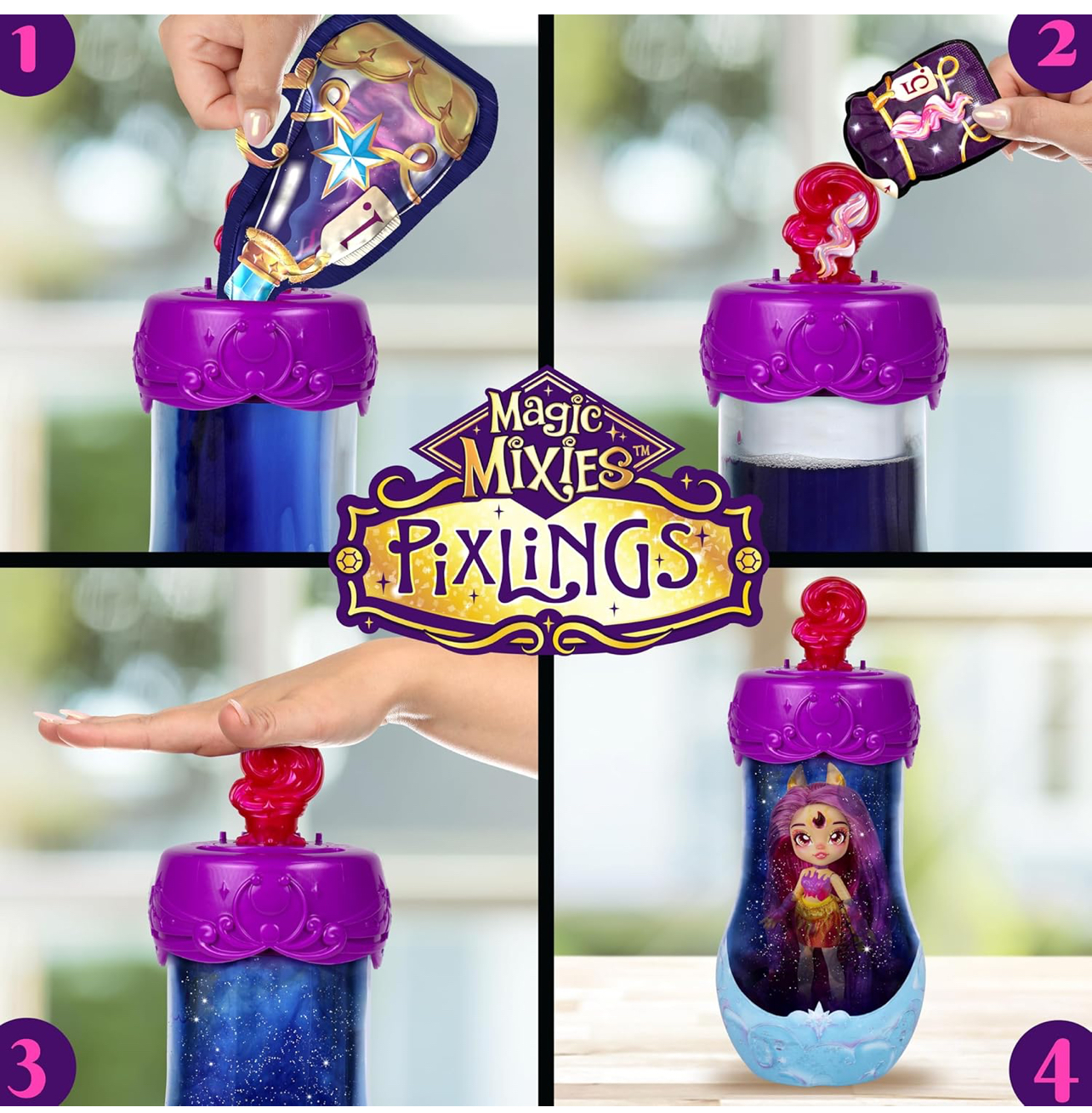 Magic Mixies Pixlings Pippa caballo de fuego 16cm - Imagen 4
