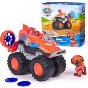 Paw Patrol Zuma camión con lanzador de proyectiles