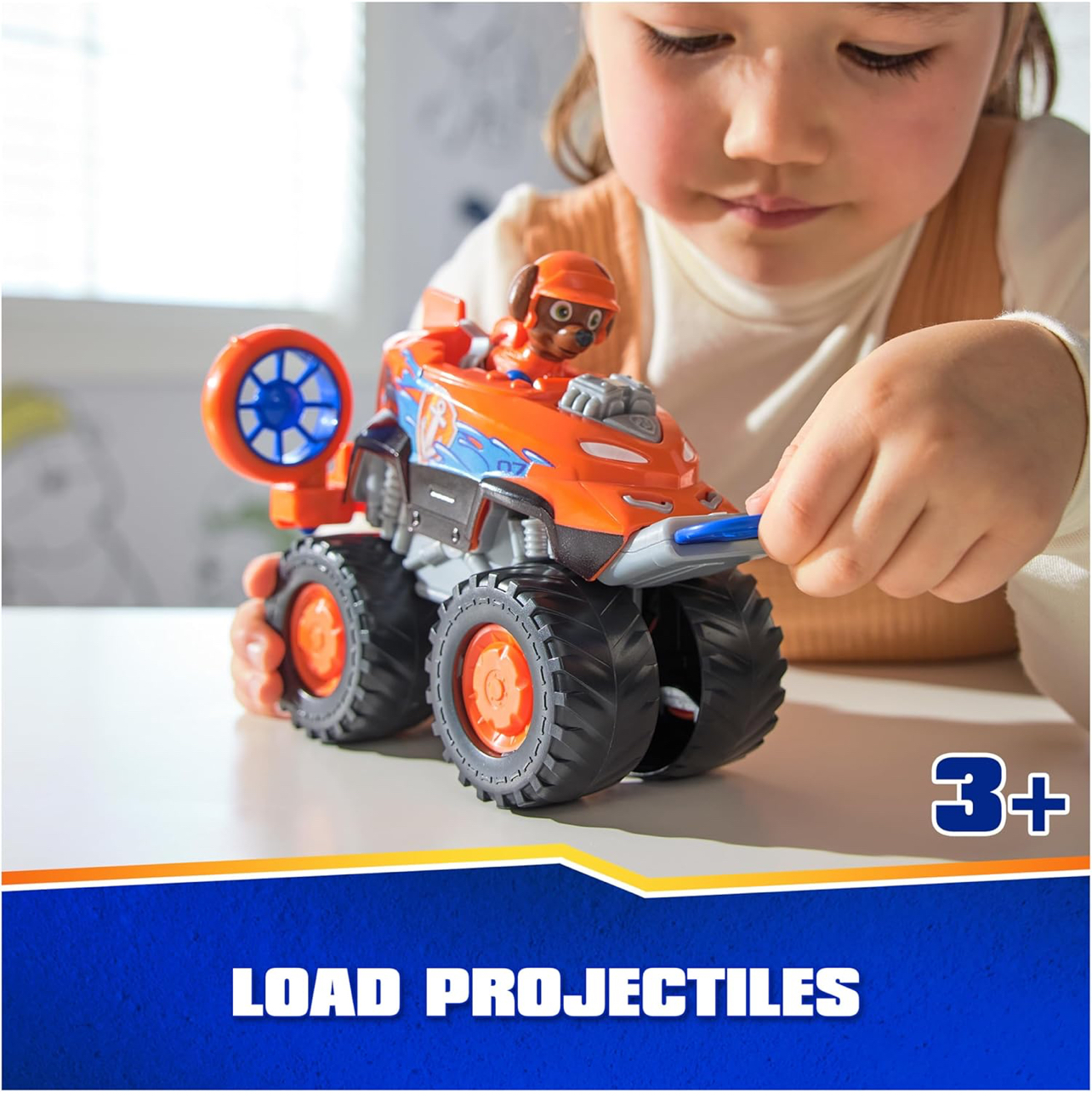 Paw Patrol Zuma camión con lanzador de proyectiles - Imagen 3
