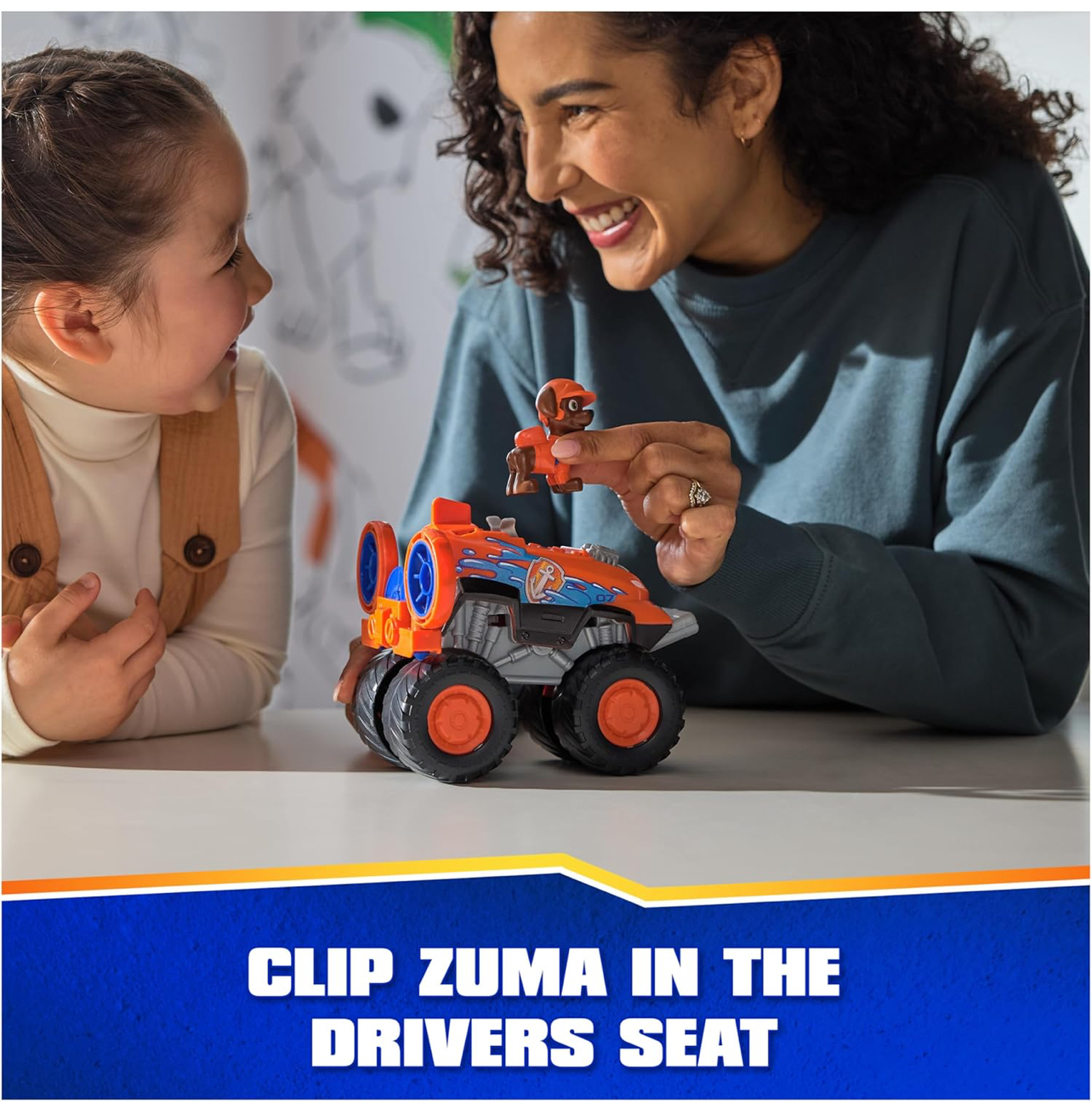 Paw Patrol Zuma camión con lanzador de proyectiles - Imagen 4
