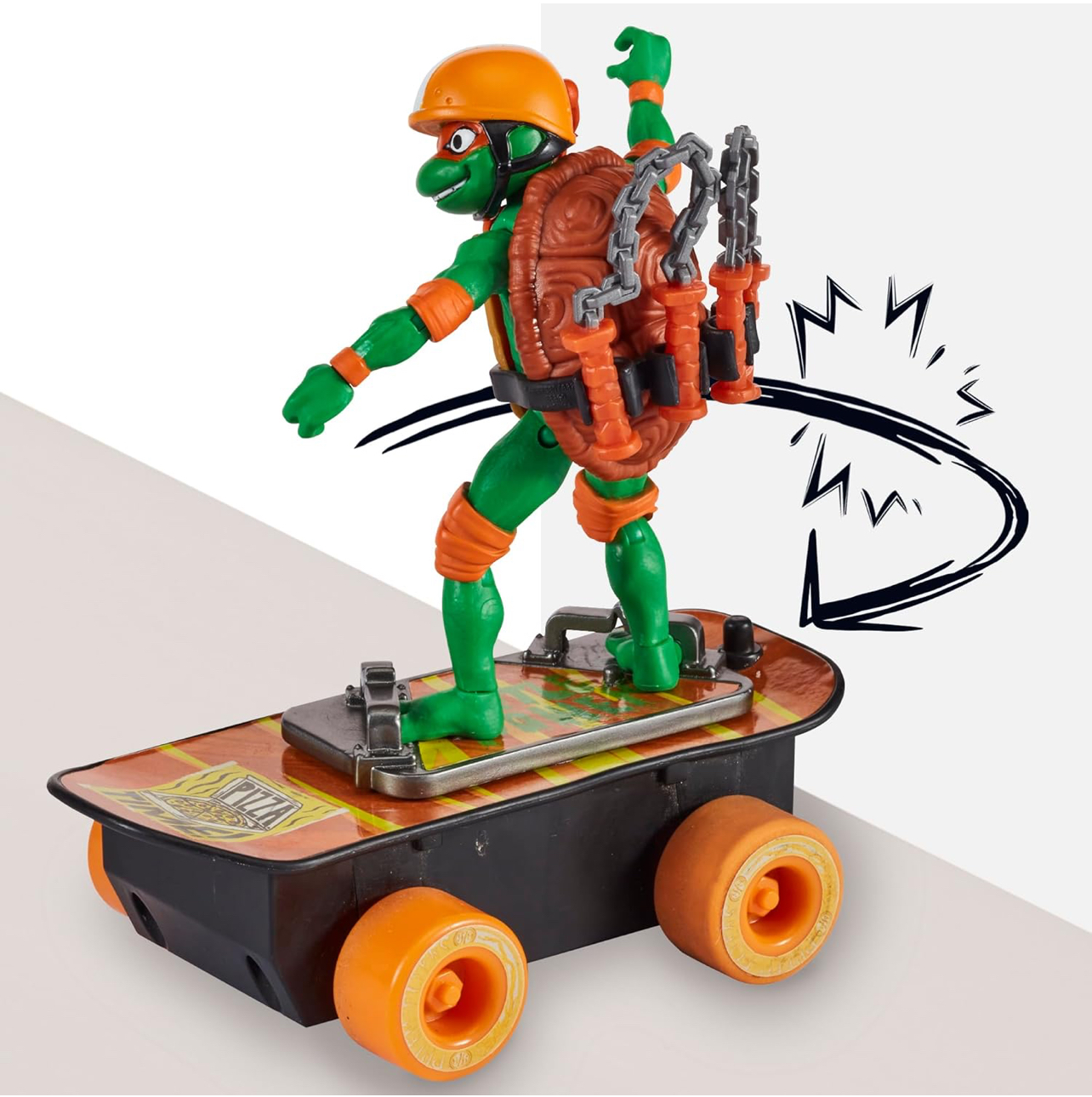 Juego de patinaje de Michelangelo Tortugas Ninjas - Imagen 2