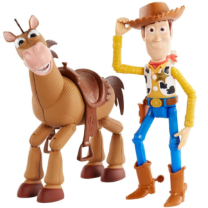 Toy Story muñecos Woody y caballo Tiro al blanco articulados