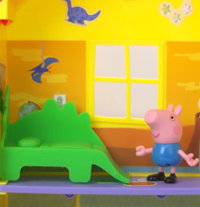 Peppa Pig gran casa portátil 80cm con 3 figuras y 11 accesorios - Imagen 11