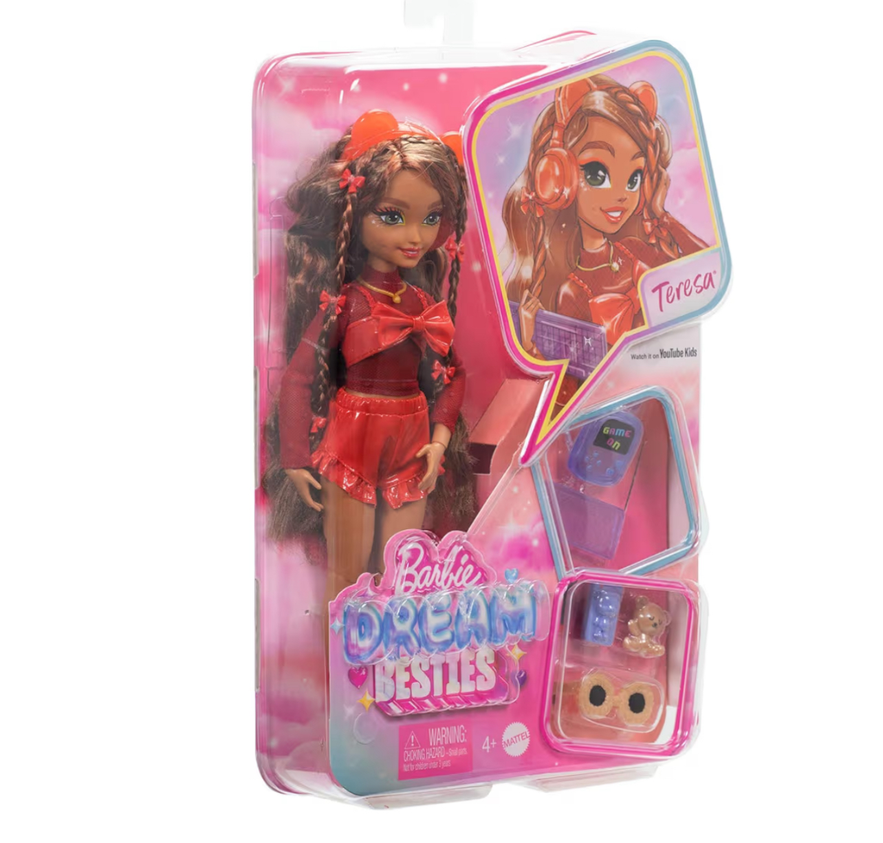 Barbie Dream Besties Teresa Con 11 accesorios de videojuegos - Imagen 6