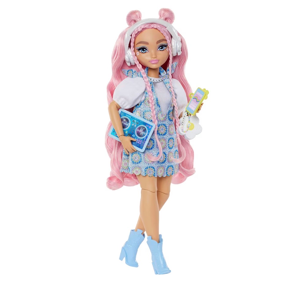 Barbie Dream Besties Daisy con 9 accesorios de música y DJ - Imagen 6