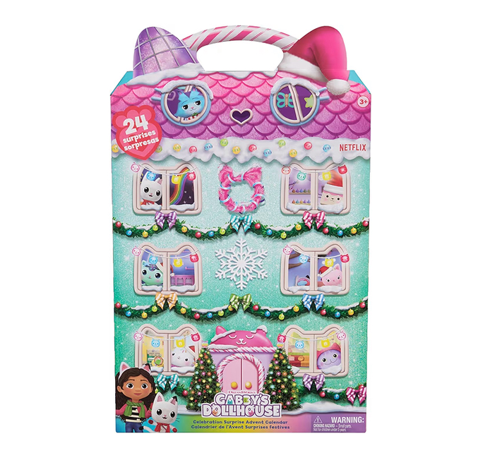 Gabby Dollhouse calendario de adviento con 24 sorpresas - Imagen 2