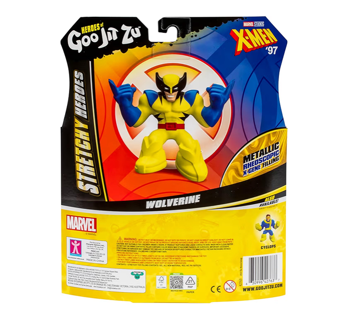 Goo Jit Zu X-men Wolverine Muñeco elástico - Imagen 4