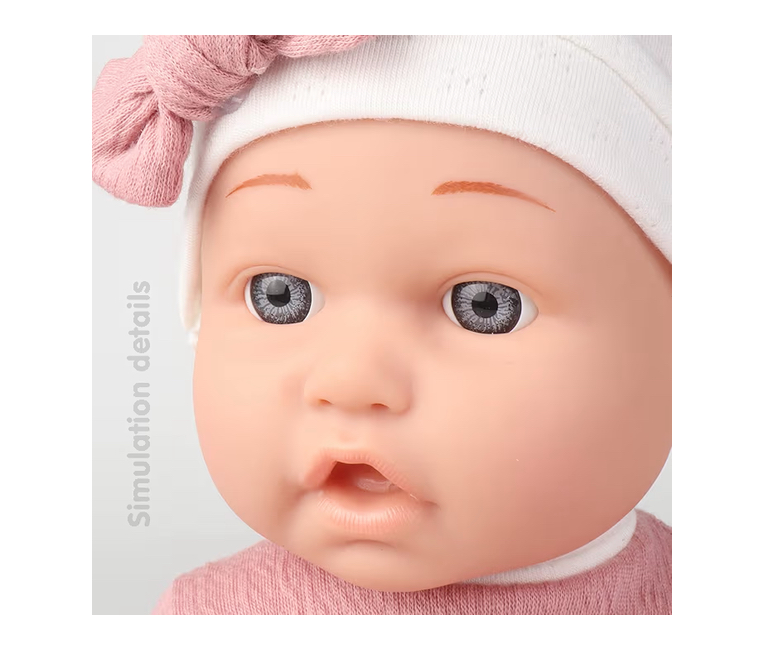 Bebés mellizos de 30cm niña y niño con accesorios - Imagen 4