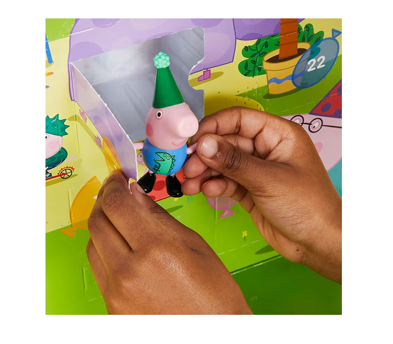 Calendario de adviento Peppa Pig George fiesta de cumpleaños - Imagen 3