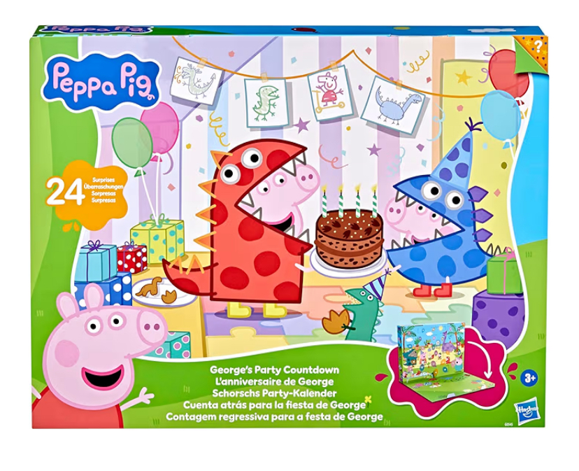 Calendario de adviento Peppa Pig George fiesta de cumpleaños - Imagen 4
