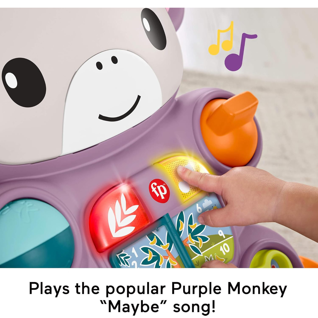 Andador mono aprende conmigo Fisher Price con luces y sonidos - Imagen 4
