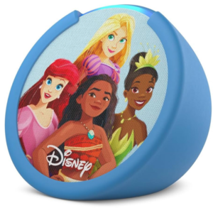 Amazon Echo Pop Kids diseño de princesas de Disney parlante