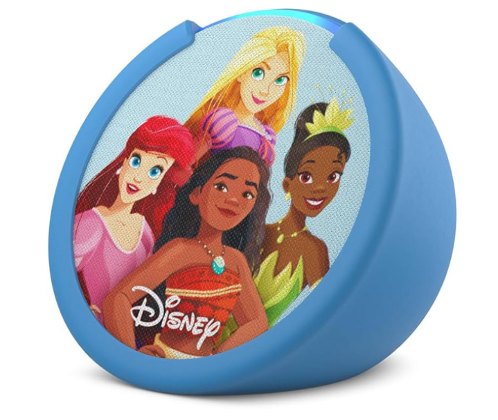 Amazon Echo Pop Kids diseño de princesas de Disney parlante