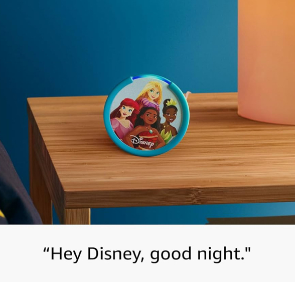 Amazon Echo Pop Kids diseño de princesas de Disney parlante - Imagen 4