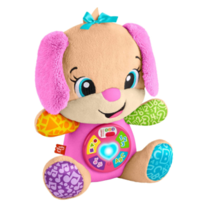 Fisher Price perrita 4 idiomas de aprendizaje con luces y sonidos