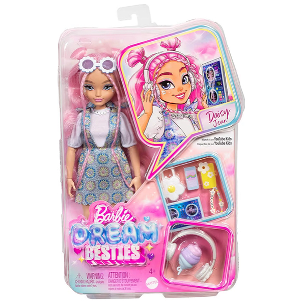 Barbie Dream Besties Daisy con 9 accesorios de música y DJ - Imagen 5