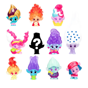 Paquete de 11 mini figuras de Trolls 2 de 4cm