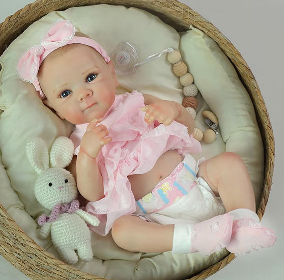 Laura bebé reborn realista 46cm - Imagen 3