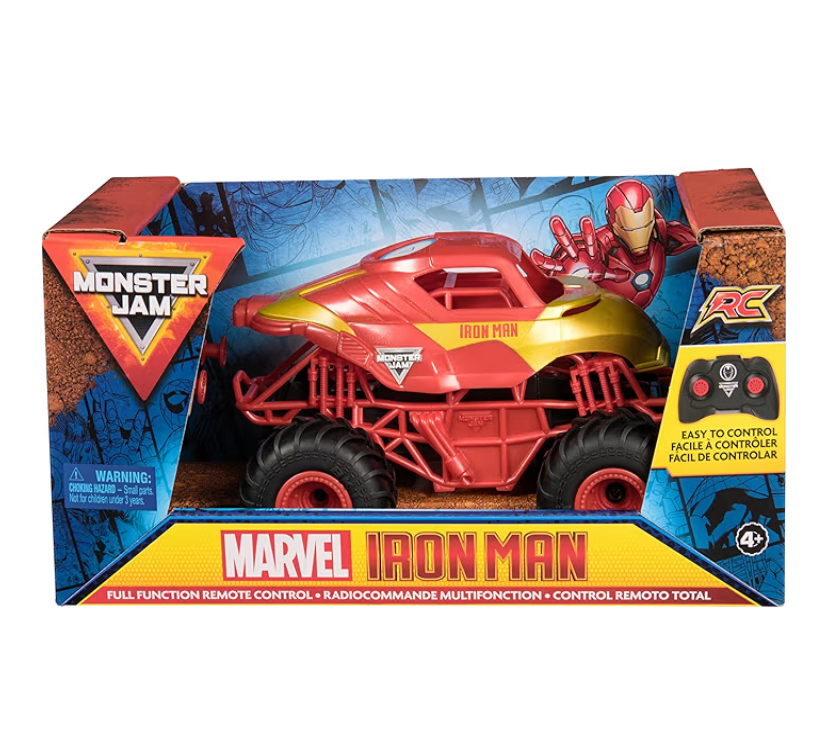 Monster Jam Monster Truck Ironman 19cm carro a control remoto - Imagen 2