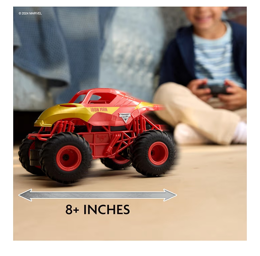 Monster Jam Monster Truck Ironman 19cm carro a control remoto - Imagen 3