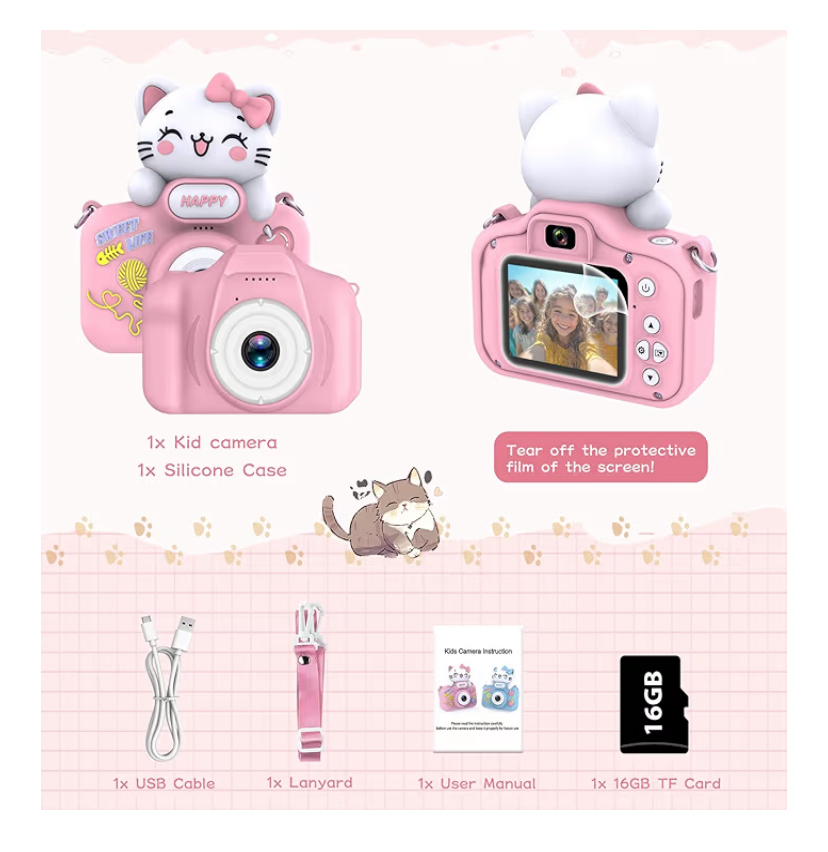 Cámara digital Hello Kitty con memoria USD - Imagen 4