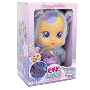 Cry Babies Buenas noches Jenna Proyector de luz y canciones de cuna  Bebés llorones