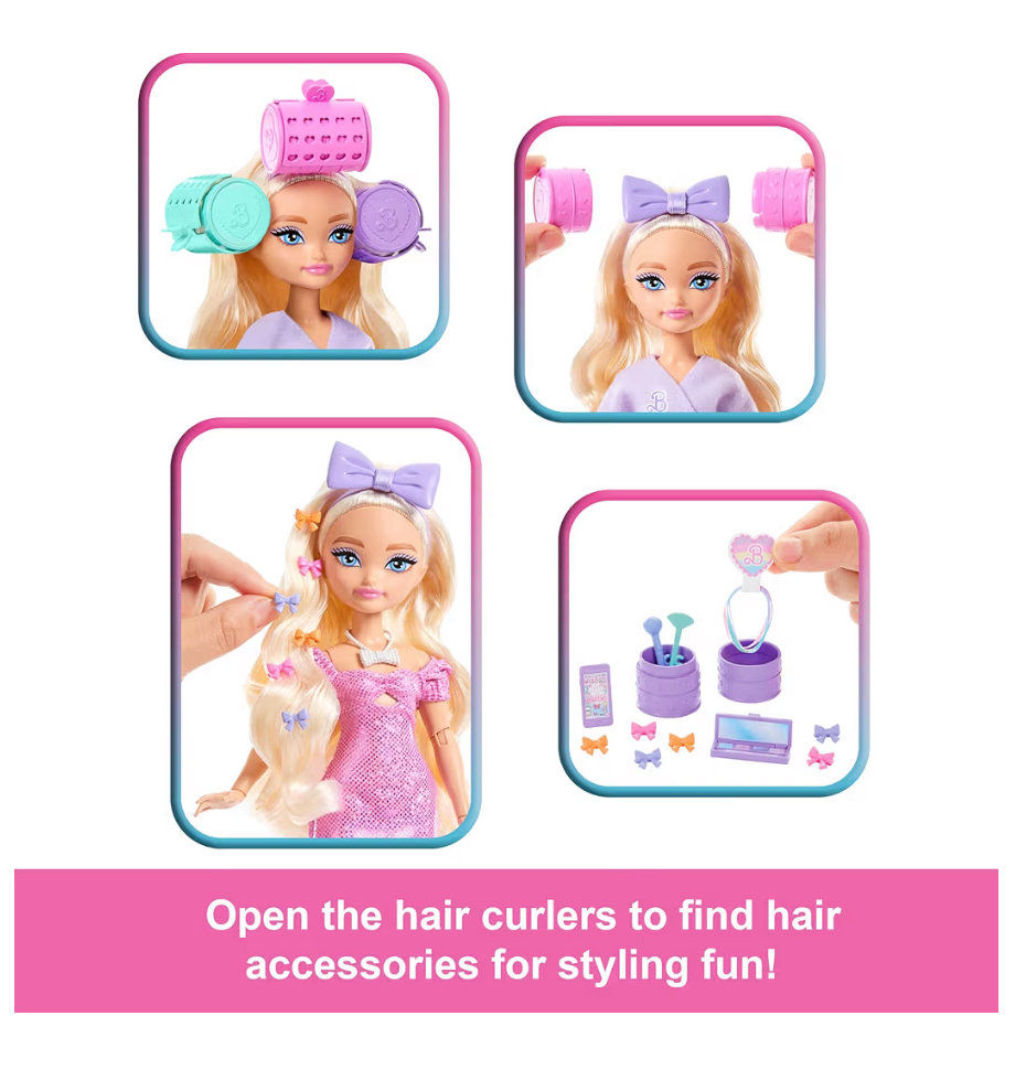 Dream Besties Malibú Get Ready with Barbie accesorios de cuidados - Imagen 2
