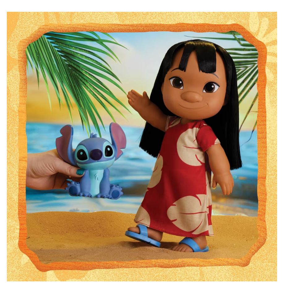 Muñecos Lilo de 35cm y Stitch 12cm - Imagen 3