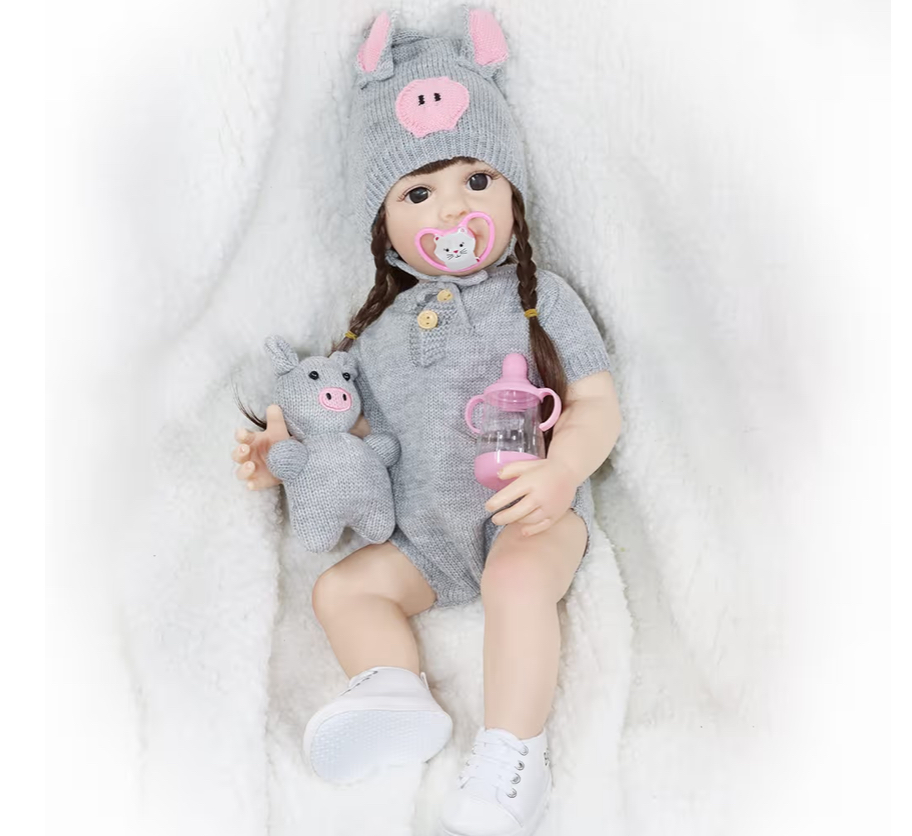 Ximena bebé reborn realista 56cm - Imagen 2