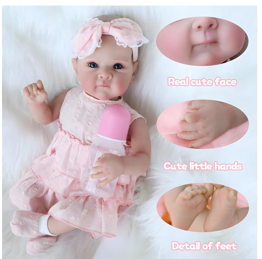 Lia bebé reborn realista 46cm - Imagen 2
