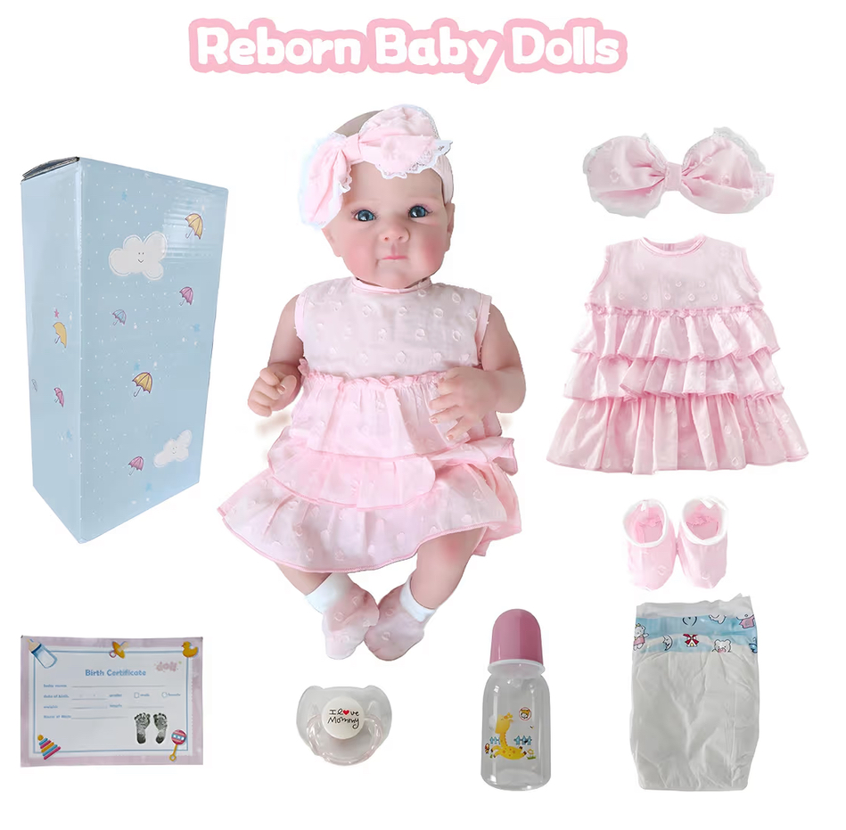 Lia bebé reborn realista 46cm - Imagen 3