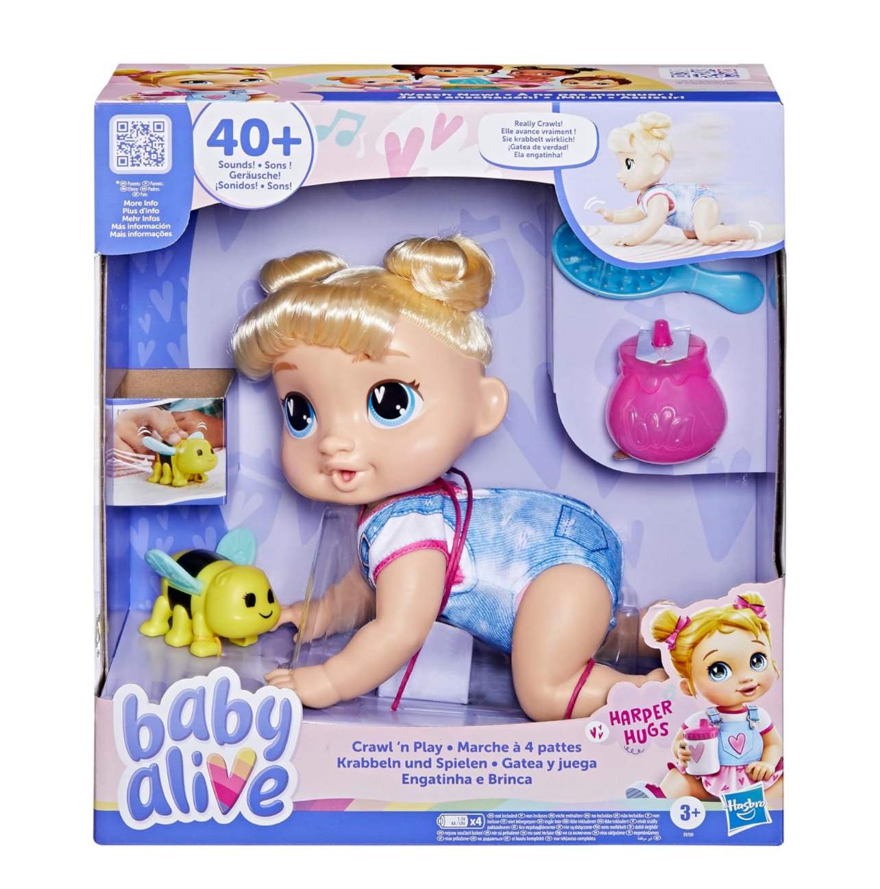 Baby Alive gateadora rubia con accesorios y sonido (copia) - Imagen 2