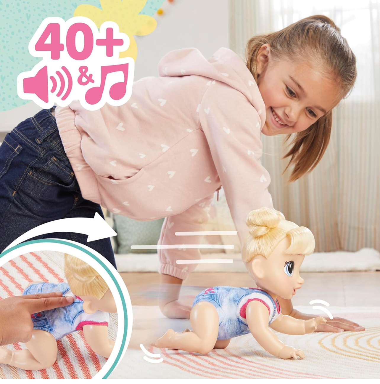 Baby Alive gateadora rubia con accesorios y sonido (copia) - Imagen 4