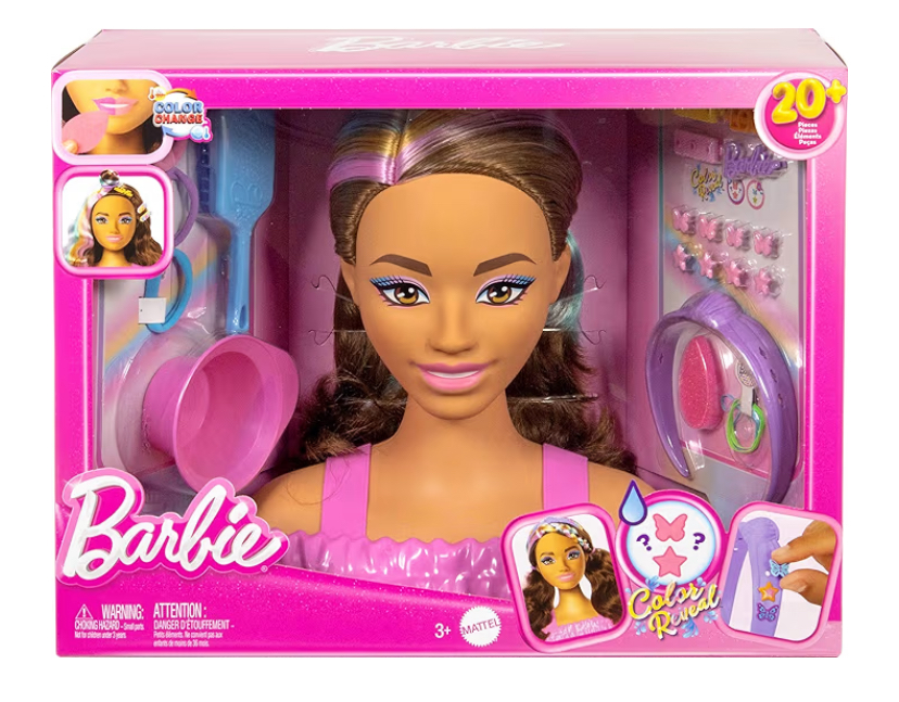 Barbie cabezal de muñeca para peirnar y pintar con 20 piezas - Imagen 2