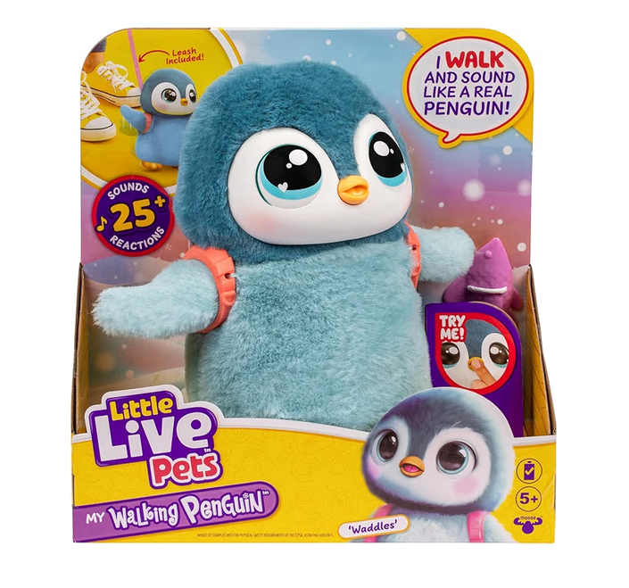Pingüino paseador Little Live pet interactivo con sonidos y camina - Imagen 2