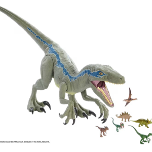 Súper Colosal Velociraptor Blue Jurassic World articulado