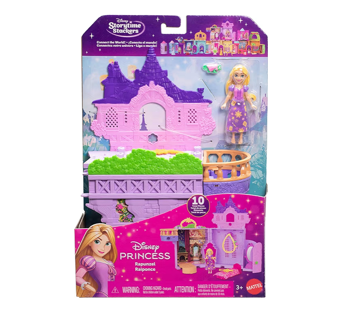 Castillo de Rapunzel Storytime con muñeca x10 piezas - Imagen 5
