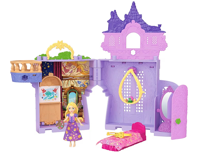 Castillo de Rapunzel Storytime con muñeca x10 piezas