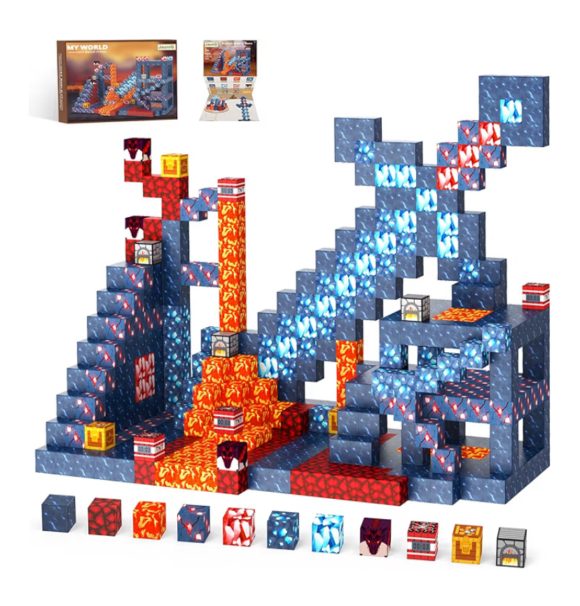 Bloques magnéticos Minecraft Espada x100 piezas de cubo