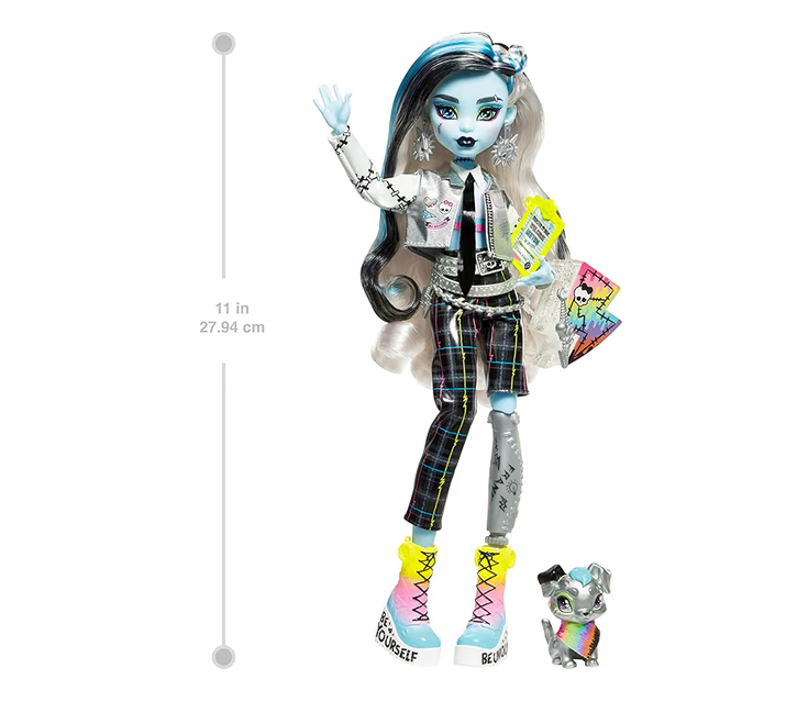 Monster High Frankie Stein Comité de bienvenida 15 accesorios - Imagen 2