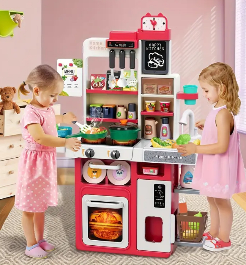 Cocina 80cm con luz, vapor, sistema de agua y más de 50 piezas - Imagen 5
