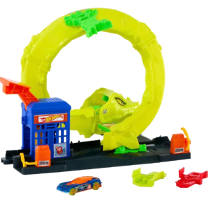 Hot Wheels Estación de servicios Ataque espiral de serpiente