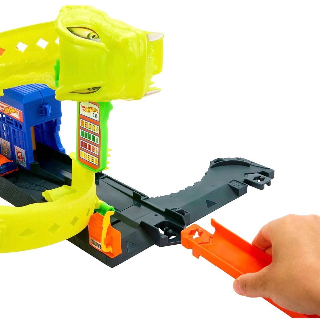 Hot Wheels Estación de servicios Ataque espiral de serpiente - Imagen 5
