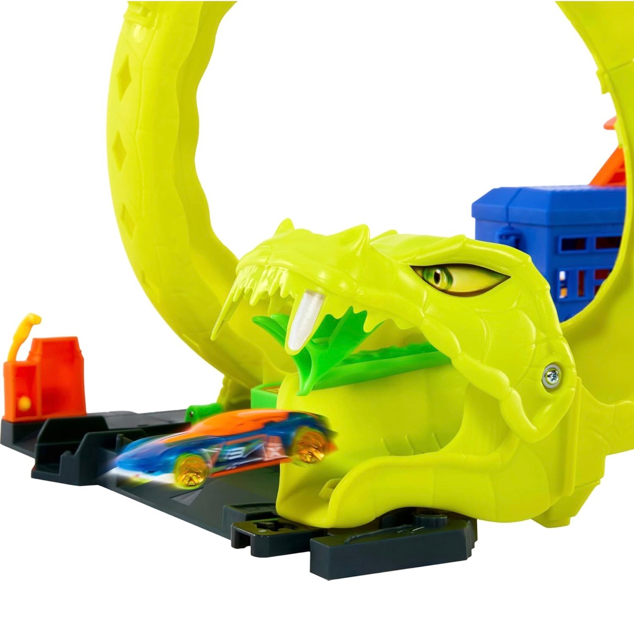Hot Wheels Estación de servicios Ataque espiral de serpiente - Imagen 2