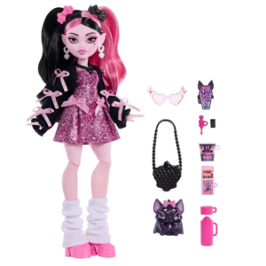 Monster High Draculaura Con accesorios de lazo y murciélago