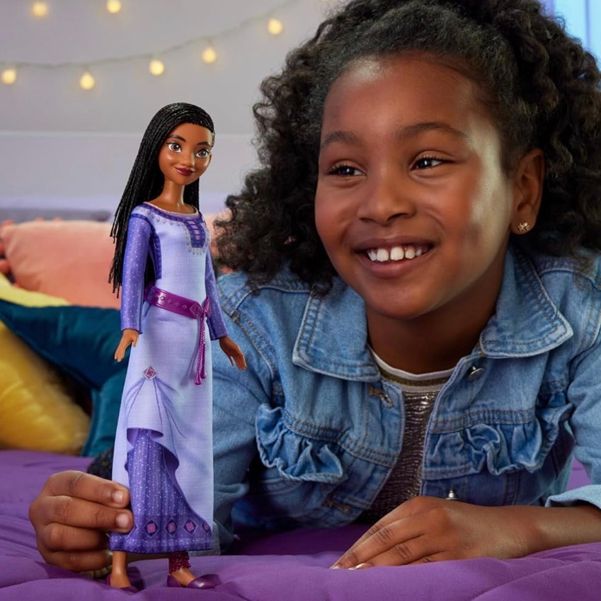 Disney Wish Asha de Rosas Muñeca 30cm con ropa extraible - Imagen 2