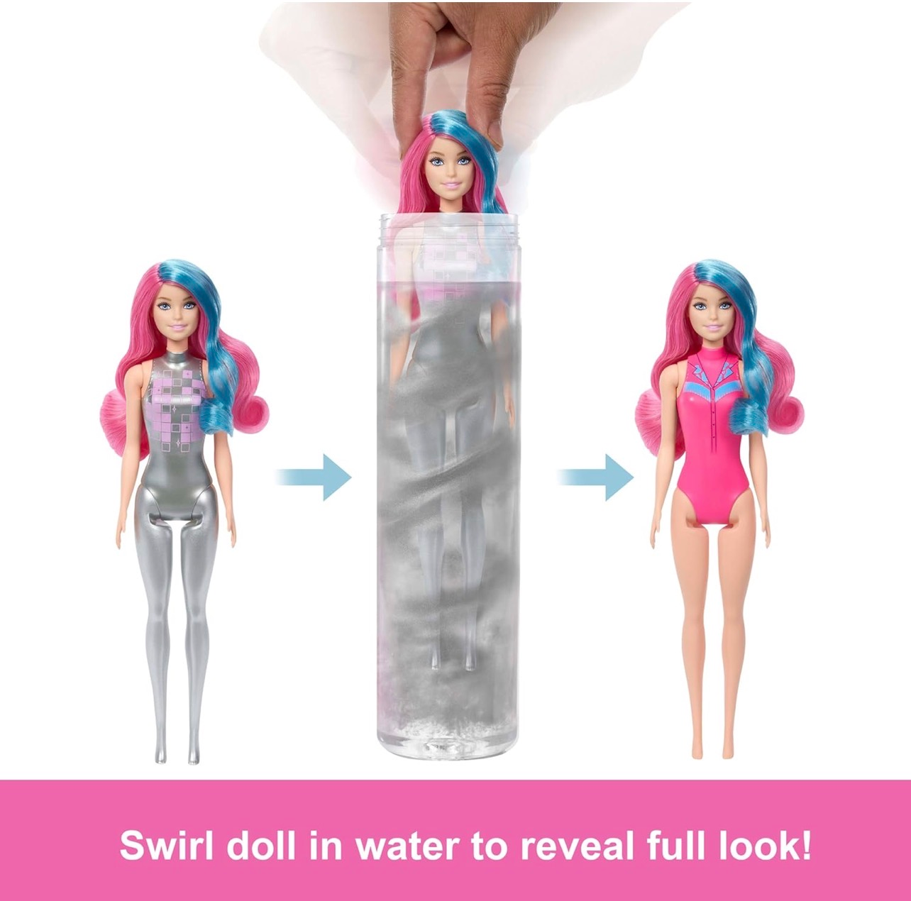 Barbie color reveal con 6 sorpresas serie Disco Star - Imagen 3